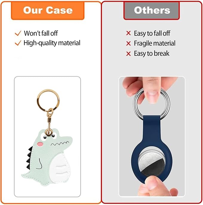 Leather Keychain Case Holder Compatible - Image 7