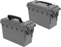 Sheffield 12792 2-Pack Ammo Storage Box, Stackable .30 Cal Field Boxes by Sheffield