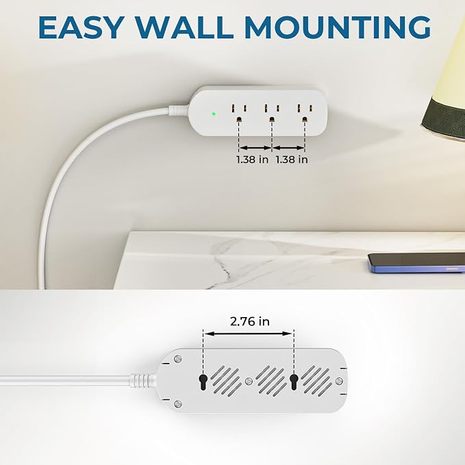 Outdoor Power Strip Weatherproof, IPX6 Waterproof Surge Protector - Image 3