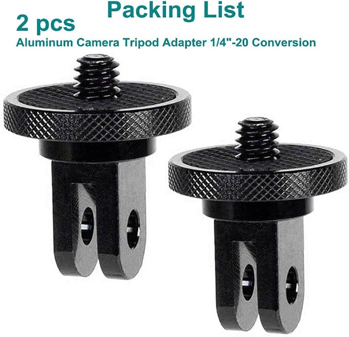Aluminum Camera Tripod Adapter 1/4"-20 Conversion Adapter Mounts Compatible - Image 11