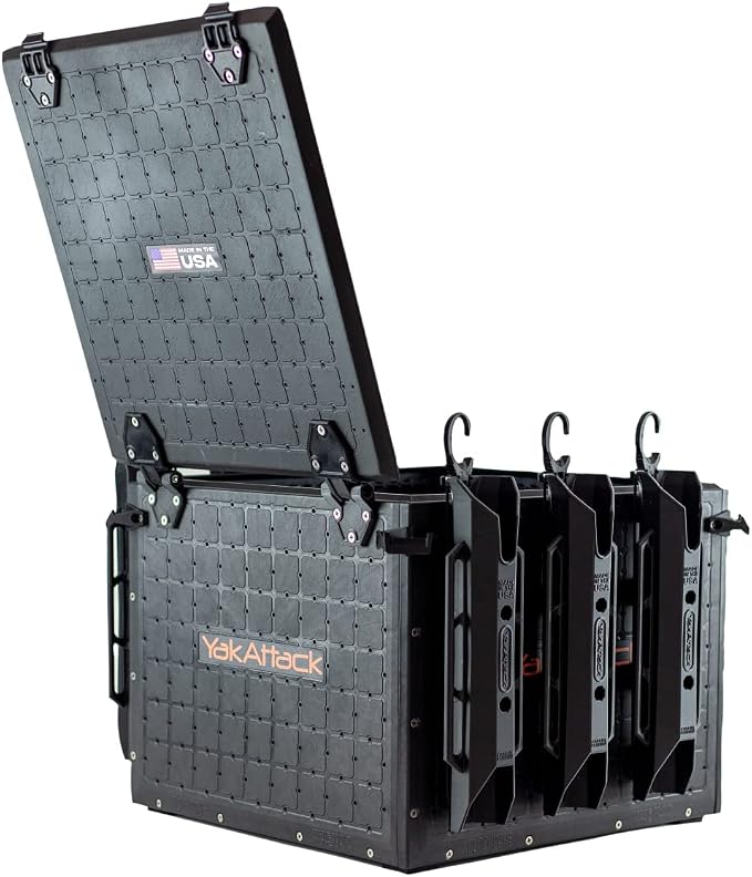 YakAttack BlackPak Pro 16" x 16" Kayak Fishing Crate - Image 2