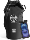 STOVER 5/10/25/30/40/55L Waterproof Dry Bag- Roll-Top Backpack w/Phone Case- by STOVER