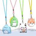 4-Pack Cute Case for AirTag 2/1 Necklace Design, Waterproof Air Tag Necklace by BIQIRE