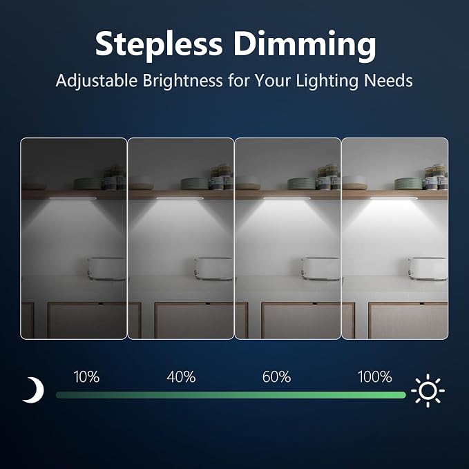 RUIKORING Under Cabinet Lighting, 3 Colors, Motion Sensor Light Indoor - Image 7