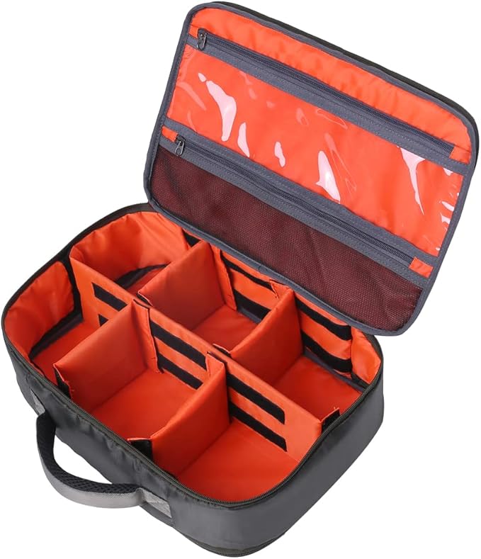 Kylebooker Fly Fishing Reel and Gear Case, Portable Tackle Organizer Storage by Kylebooker