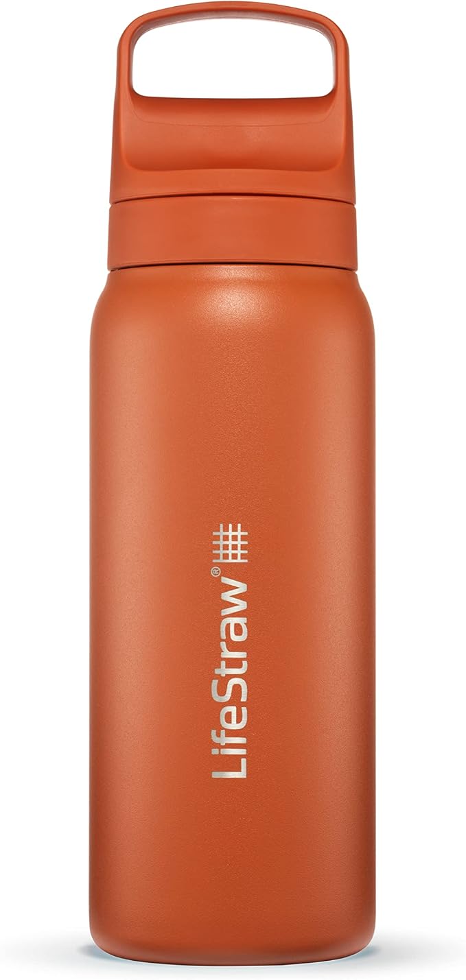 LifeStraw Go Series — Insulated Stainless Steel Water Filter Bottle by LifeStraw