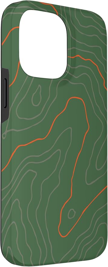 Backcountry Topo Guide Orange Lines Topographical Map Case - Image 3