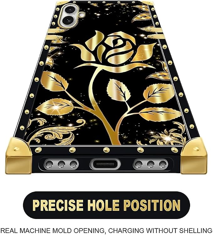 for iPhone 17 Case Luxury Golden Decoration - Image 5