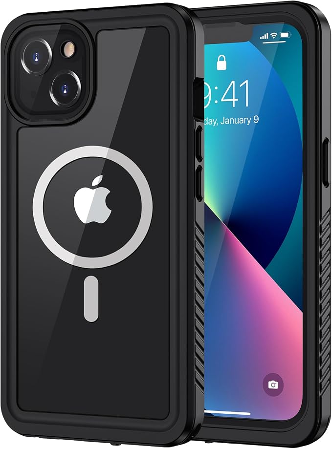 Lanhiem for iPhone 13 Magnetic Case, Waterproof Dustproof Shockproof Case by LanhiemHome