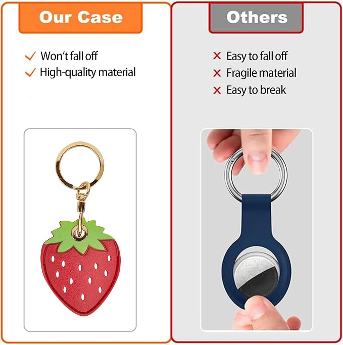 Leather Keychain Case Holder Compatible - Image 7