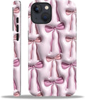 for iPhone 15 Case, HL2 Abstract Ribbons Bows Hybrid 2 Layer Hard Shell by Unknown