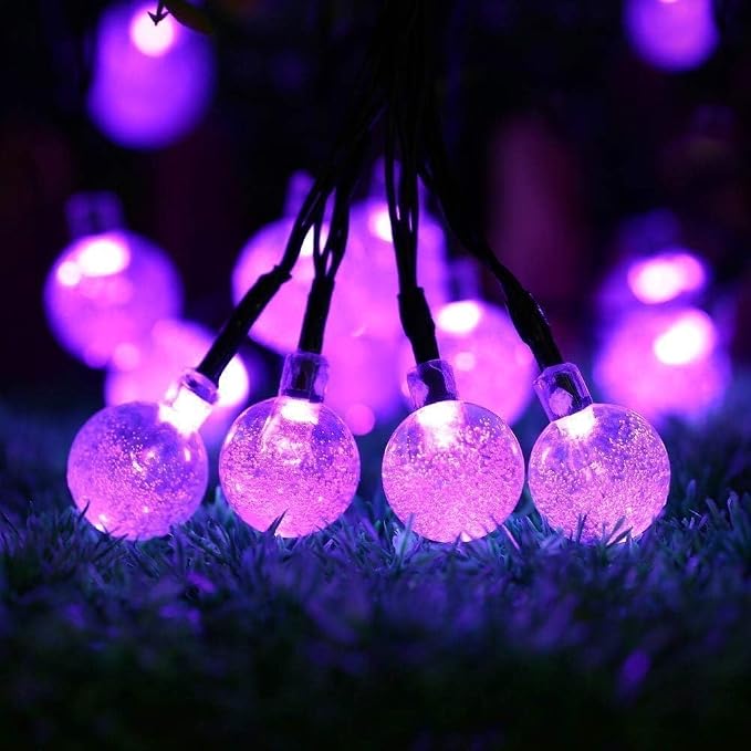 Toodour Solar String Lights Outdoor, 36ft 60 LED Globe String Light - Image 2