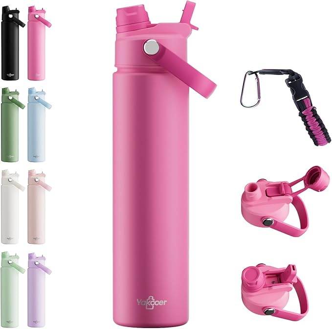 26oz Insulated Water Bottle by Yakooer