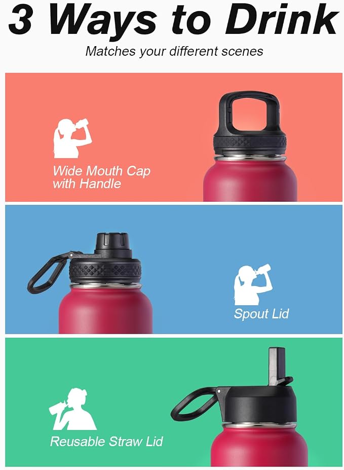 Water Bottle 40 oz Insulated - Image 5