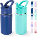 12oz Kids Water Bottle for School, Toddler Bottles by Fijinhom