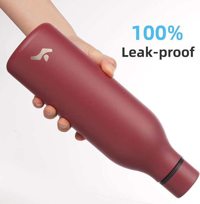 Insulated Water Bottle with Strap, 25 oz Double Wall Stainless Steel Vacuum - Image 5