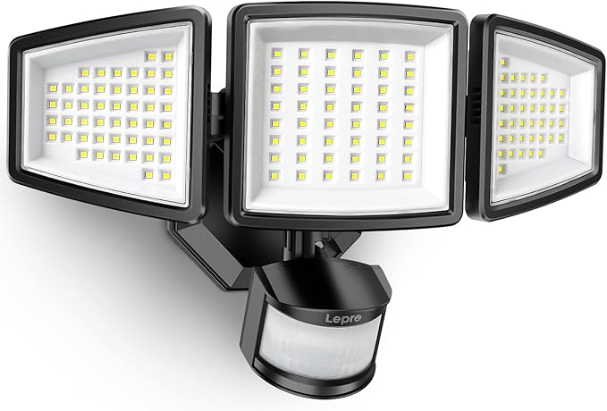 Lepro LED Security Lights, Outdoor Motion Sensor Light, Flood Lights by Lepro