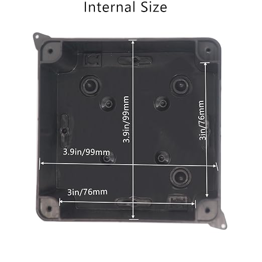 Junction Box, Reserved Holes Electrical Boxes Waterproof IP65 ABS Plastic - Image 5