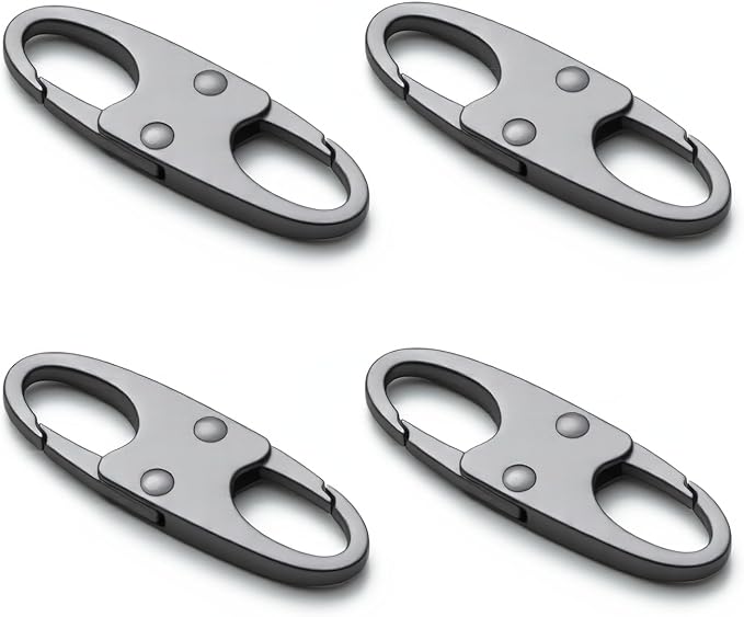 zelin Anti Theft Zipper Clips Double Opening Small Carabiner Clips, Commuting by zelin