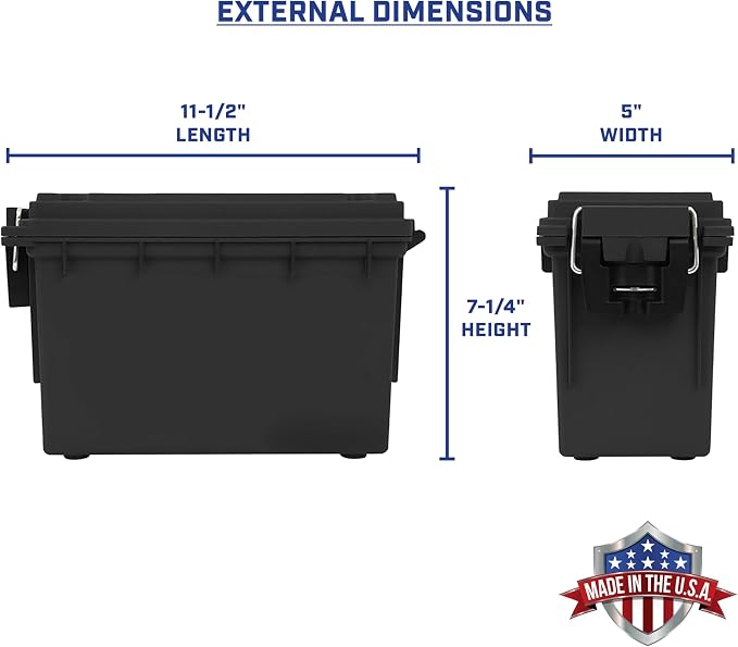 Sheffield 12790 2-Pack Ammo Storage Box, Mothers Day Gifts, .30 Cal Field Boxes - Image 2