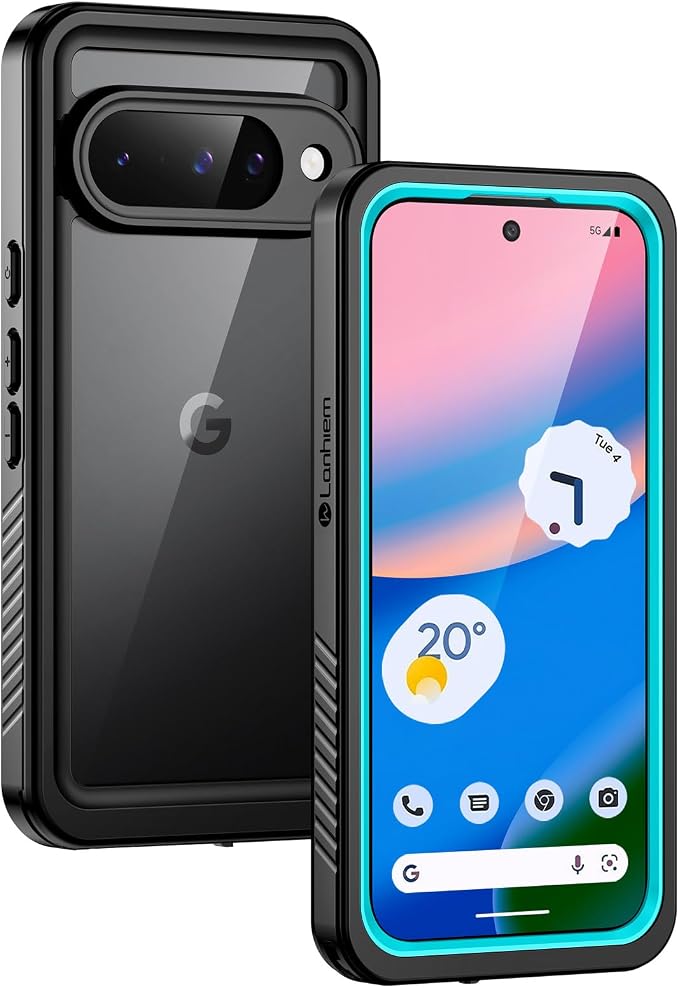 Lanhiem for Pixel 10 Case, IP68 Waterproof Dustproof Shockproof Case by LanhiemHome