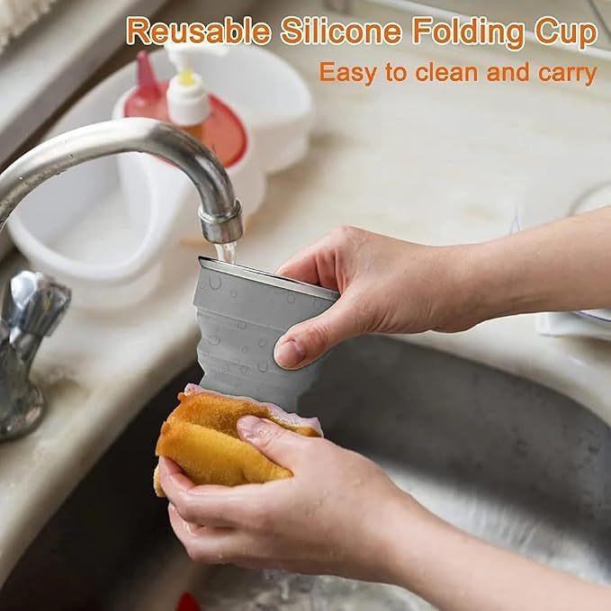 Silicone Collapsible Cup, Collapsible Cups - Image 4