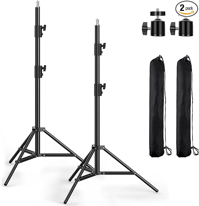 Photography Light Stand, Wedding Outdoor Video Shooting （2 Pack） by SimplifylifewithYiJYi