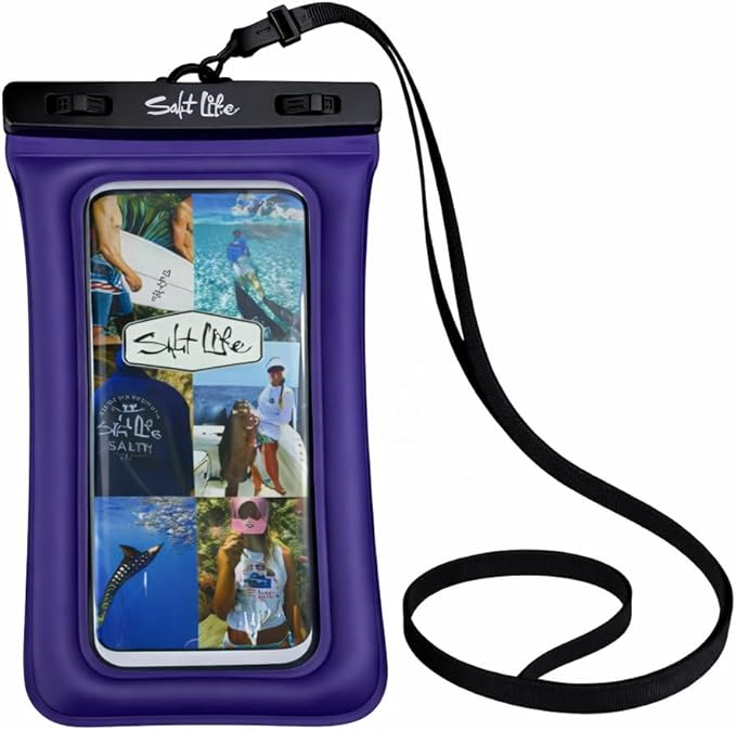 Salt Life Floating Waterproof Phone Case– IPX8 100% Waterproof Phone Case that by SaltLife