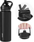 TOURIT 24 oz Insulated Water Bottle, Stainless Steel Water Bottles by TOURIT