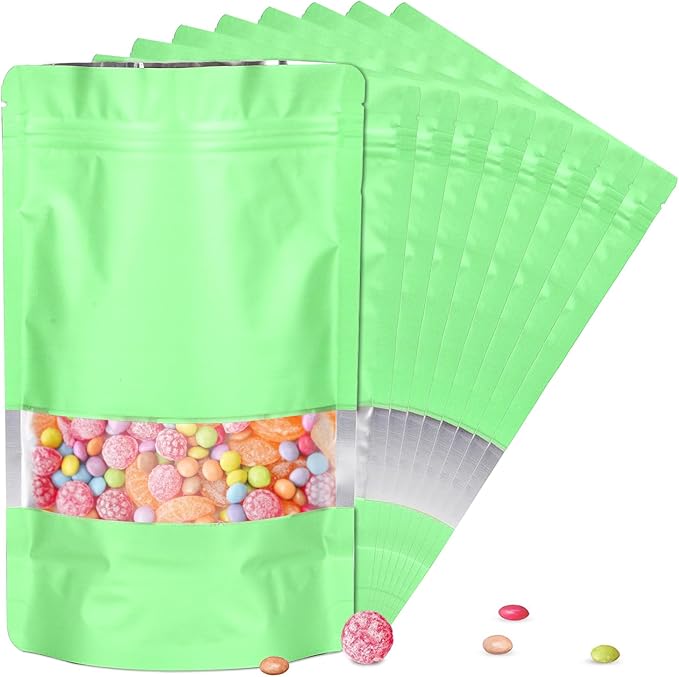 4.7"x7.8" 120pcs Mylar Bags for Food Storage, Smell Proof Bag by ODDIER