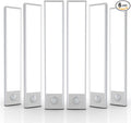 6 Pack Under Cabinet Lighting Wireless, 40 LED Rechargeable Battery Motion by BuyNow