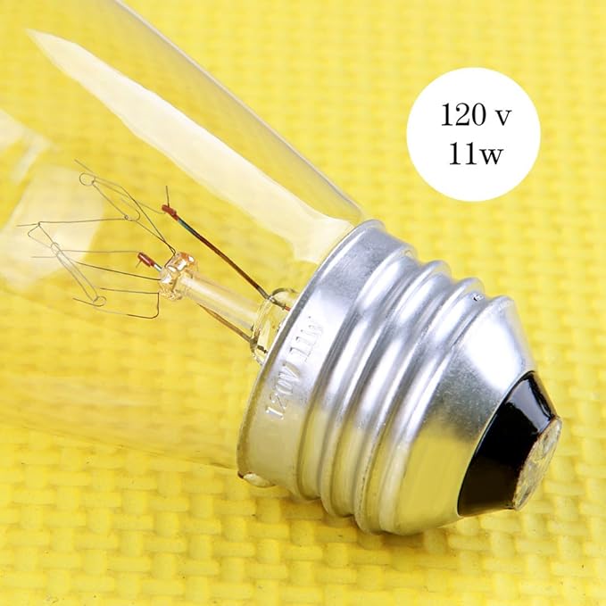 30 Pack S14 Outdoor String Light Bulbs Set orange, 120V 11W Clear Outdoor Patio - Image 3