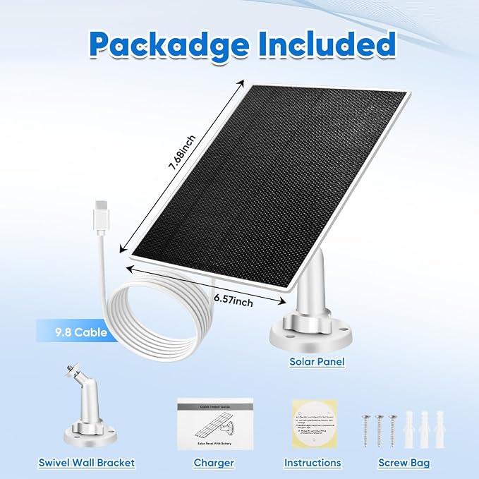 3W Solar Panel for Bird Feeder, Continuously 3W Power - Image 8