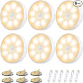 8 LEDs Motion Sensor Light Indoor, Night Light USB Rechargeable, 3 Light Modes by Electight