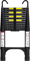 BOCOM 12.5 FT Aluminum Telescoping Ladder by BOCOM