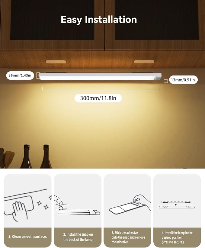 12 Inches Under Cabinet Lighting 12 Packs - Image 2