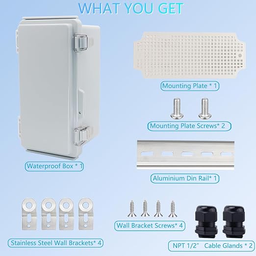 IP67 Waterproof Junction Box, ABS Plastic Electrical Enclosure - Image 5