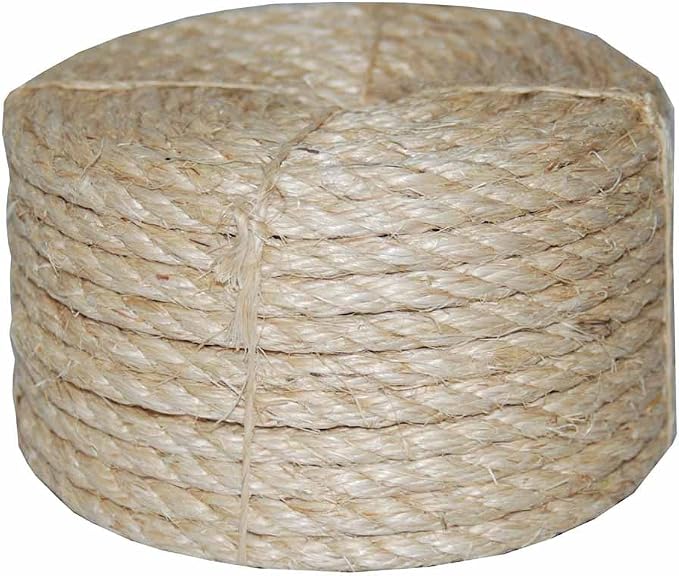 T.W. Evans Cordage Co. 22-430 3/8 in. x 1220'. Twisted Sisal Rope by T.W+.+Evans+Cordage+Co.