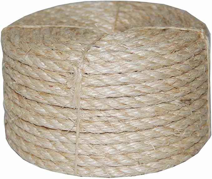 T.W. Evans Cordage Co. 22-405 3/8 in. x 50'. Twisted Sisal Rope by T.W+.+Evans+Cordage+Co.