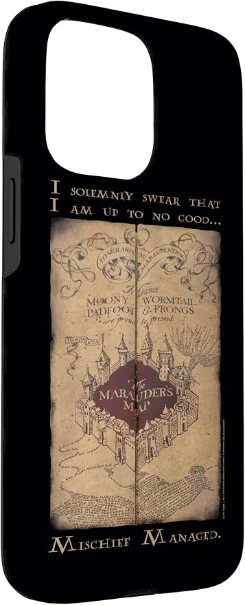 iPhone 15 Pro Max Harry Potter Marauder's Map Words Case - Image 3