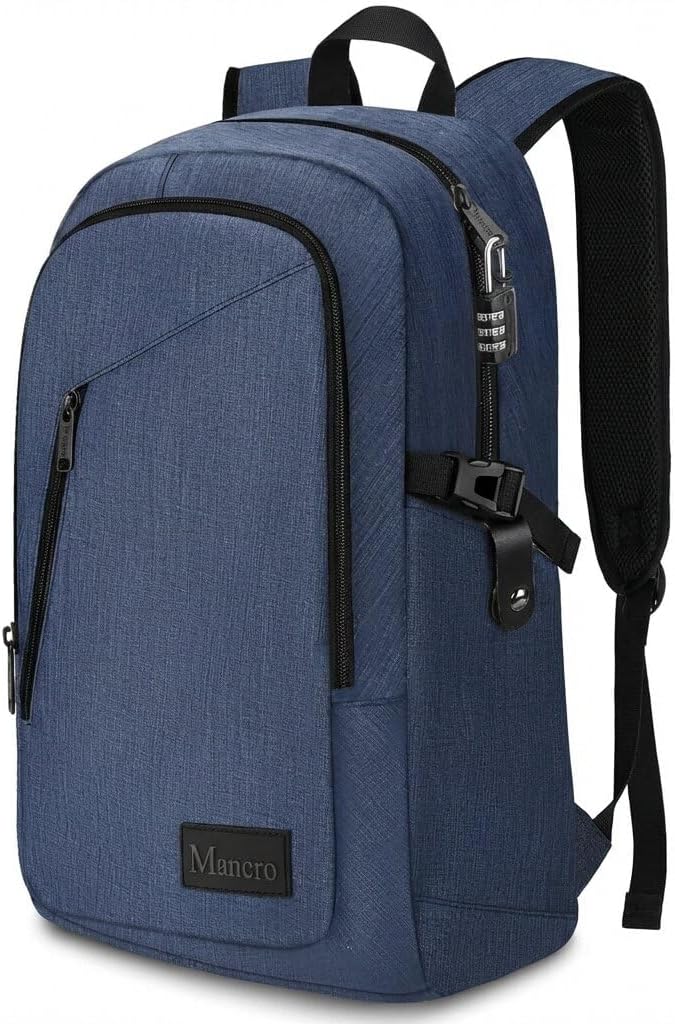 Mancro Laptop Backpack, 15.6 inch Business Backpack Anti Theft College School by Mancro