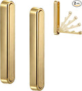 Dntorx 2 Pcs Extended Folding Coat Hooks Wall Mounted, 4.33 in Gold Foldable by Dntorx