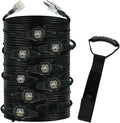 50FT 12 Gauge Multi-Outlet Outdoor Extension Cord, 10 Evenly Spaced by lalarodia