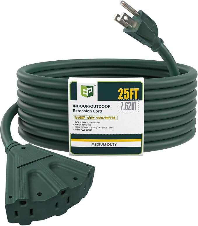 EP 25 Ft Outdoor Extension Cord by ENERGYPRO