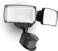 LUTEC 38W 3500 Lumen LED Motion Activated Integrated Dual-Head Floodlight by LUTEC