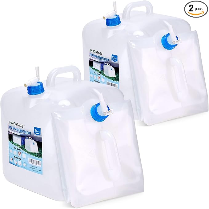 INNO STAGE 2 PACK Collapsible Water Container 5.3 Gallon by INNOSTAGE