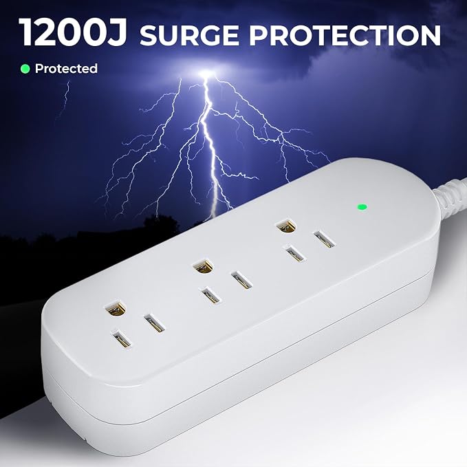 Outdoor Power Strip Weatherproof, IPX6 Waterproof Surge Protector - Image 4