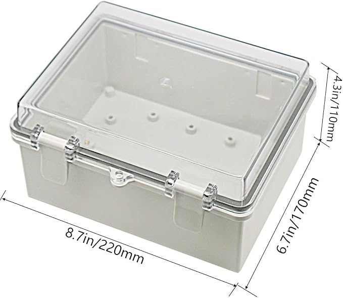 Zulkit Junction Box ABS Plastic Dustproof Waterproof IP65 Electrical Boxes - Image 2