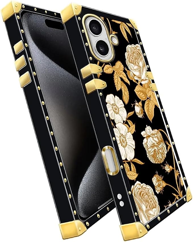 for iPhone 17 Case Luxury Golden Decoration - Image 3