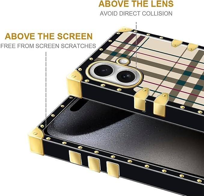 for iPhone 17 Case Luxury Golden Decoration - Image 7